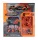 Burago - McLAREN F1  MCL38 DIORAMA GARAGE PIT-STOP TEAM MCLAREN N 81 SEASON 2024 OSCAR PIASTRI WITH CREW FIGURE AND ACCESSORIES ORANGE BLACK