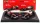 Burago - FERRARI SET F1  2X SF-25 TEAM SCUDERIA FERRARI HP N 16 SEASON 2025 CHARLES LECLERC + 4th MONZA ITALY GP 2025 WITH SHOWCASE RED WHITE