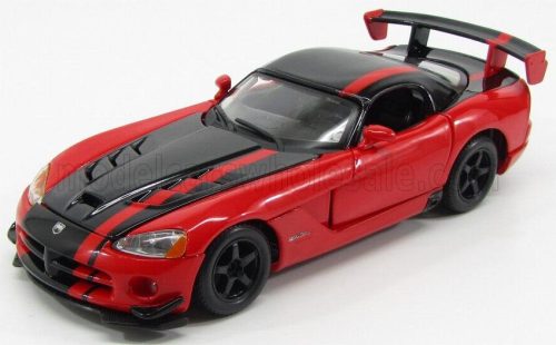 Burago - DODGE VIPER SRT-10 COUPE 2003 - WITH RED LINE RED BLACK