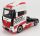 Burago - MERCEDES BENZ ACTROS 2 GIGASPACE TRACTOR TRUCK 2-ASSI TOYO TIRES 2016 WHITE RED