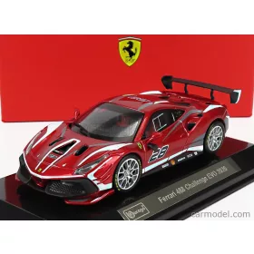  Burago - Ferrari 488 Challenge Evo N 28 2020 - Con Vetrina - With Showcase Red Met