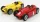 CMC - FERRARI F1  SET 2X LANCIA D50 N 20 6th BELGIUM GP 1956 A.PILETTE + D50 N 6 WINNER GP TORINO 1955 A.ASCARI RED YELLOW