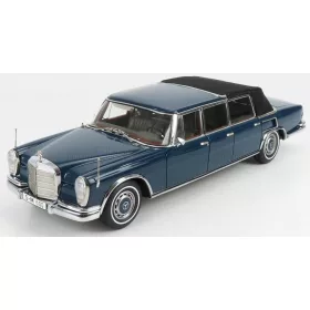   CMC - MERCEDES BENZ S-CLASS 600 PULLMAN (W100) LANDAULET SOFT-TOP SEMICONVERTIBLE 1969 BLUE