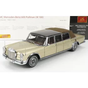   CMC - MERCEDES BENZ S-CLASS 600 PULLMAN (W100) LANDAULET SOFT-TOP SEMICONVERTIBLE 1972 GOLD MET