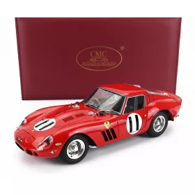   CMC - FERRARI 250 GTO ch.3647 RHD COUPE N 11 2nd 1000km MONTLHERY 1962 JOHN SURTEES - MIKE PARKES RED
