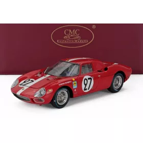   CMC - FERRARI 250LM 3.3L V12 ch.s n6119 TEAM SCUDERIA FILIPINETTI N 27 6th LE MANS 1965 DIETER SPOERRY - ARMAND BOLLER RED