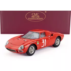  CMC - FERRARI 250LM ch.n5899 TEAM SCUDERIA FILIPINETTI N 31 WINNER MONZA 1964 NINO VACCARELLA RED