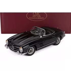   CMC - MERCEDES BENZ 300SL ROADSTER SPIDER SOFT-TOP OPEN (W198) 1957 BLACK