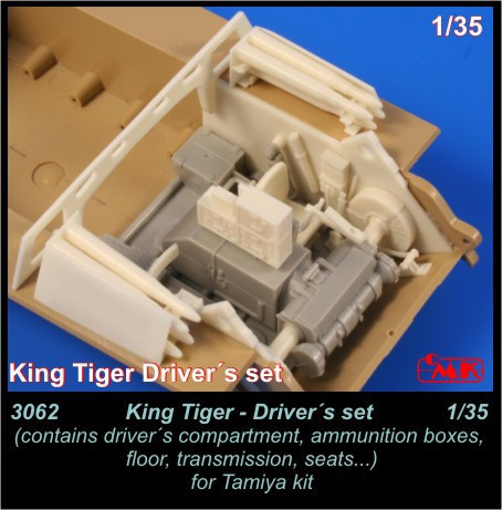 CMK - KIng Tiger Driver's set für Tamiya