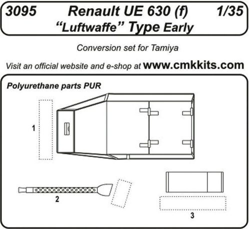 CMK - Renault UE 630 (f) Luftwaffe Type Early für Tamiya Bausatz