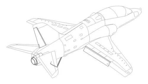 CMK - Bae Hawk T.1 Steuerruder