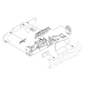 CMK - Ki-45 Toryu interior f r Hasegawa Bausatz