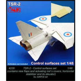 CMK - TSR-2 Control Surfaces Set f r Airfix Bausatz