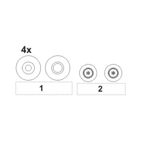 CMK - TSR-2 Wheels Set f r Airfix Bausatz