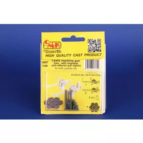   CMK - Lewis machine gun (two - with ring/bead and reflector gun sights) for Airfix