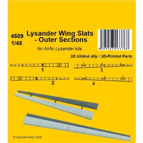 CMK - Lysander Wing Slats - Outer Sections for Airfix