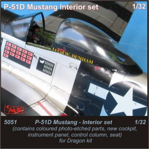 CMK - P-51D Mustang interior set for Dragon