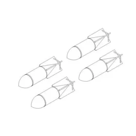 CMK - WWII German bomb SC 250kg (4 pcs)