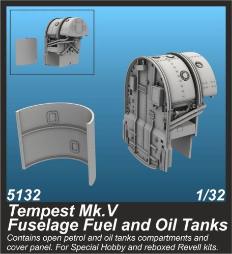 CMK - Tempest Mk.V Fuselage Fuel and Oil Tanks