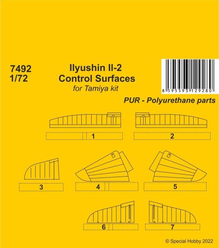 CMK - Ilyushin Il-2 Control Surfaces