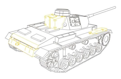 CMK - Pz.Kpfw. III Ausf. L ''control tank'' für Tamiya-Bausatz
