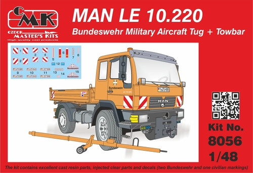 CMK - MAN LE 10.220 Bundeswehr Military Aircra Tug + Towbar