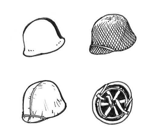 CMK - US WWII Helmets (6pcs)