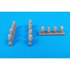 CMK - Universal Pilot Heads-with no head gear (12 pcs)