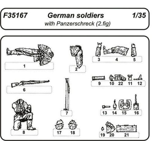 CMK - German soldiers with Panzerschreck