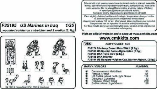 CMK - US Marines in Iraq wounded soldier and 2 medics