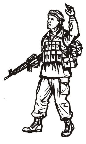 CMK - US special Forces soldier with gun (1fig