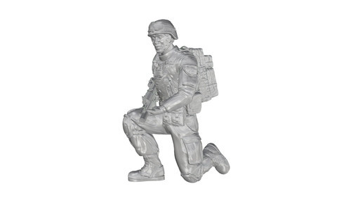 CMK - Kneeling Soldier(on left knee) US Army Infantry Squad 2nd Division f.M1126