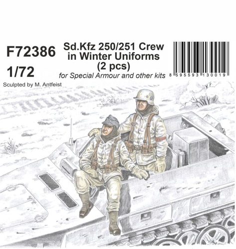 CMK - Sd.Kfz 250/251 Crew in Winter Uniforms 1/72