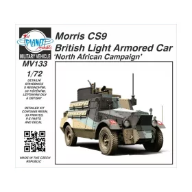  CMK - Morris CS9 British Light Armored Car ‘North African Campaign’ harcjármű makett