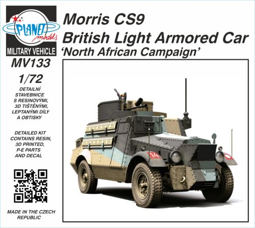 CMK - 1/72 Morris CS9 British Light Armored Car ‘North African Campaign’