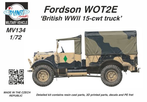 CMK - 1/72 Fordson WOT2 E (15CWT) ‘Wooden Cargo Bed’