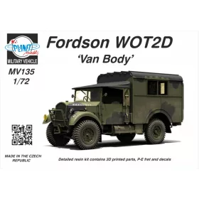 CMK - 1/72 Fordson WOT2D  Van Body harcjármű makett