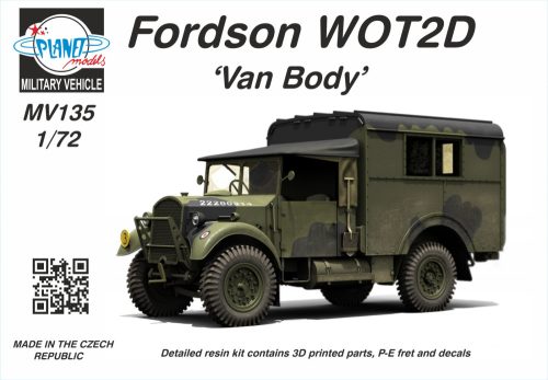 CMK - 1/72 Fordson WOT2D ‘Van Body’