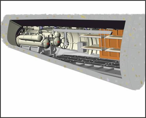 CMK - U-Boot IX Rear Torpedo Section&Crew bunk