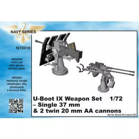   CMK - U-Boot IX Weapon Set-Single37mm 2twin20m AA cannons for Revell kit