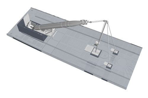 CMK - U-Boot IX Bow Torpedo w/Loading Winch and Cart for Revell kit