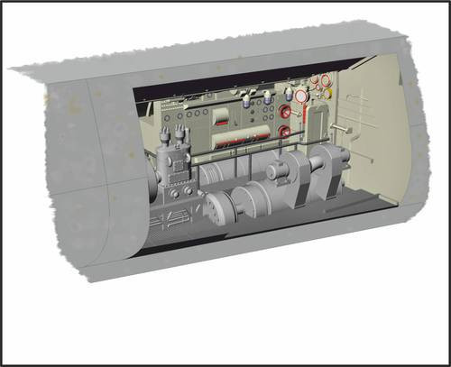 CMK - U-Boot IX Electric Motor section
