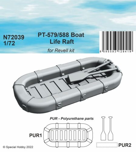 CMK - PT-579/588 Boat Life Raft 1/72