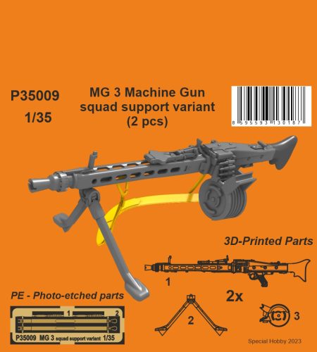 CMK - 1/35 MG 3 Machine Gun -  squad support variant (2 pcs)