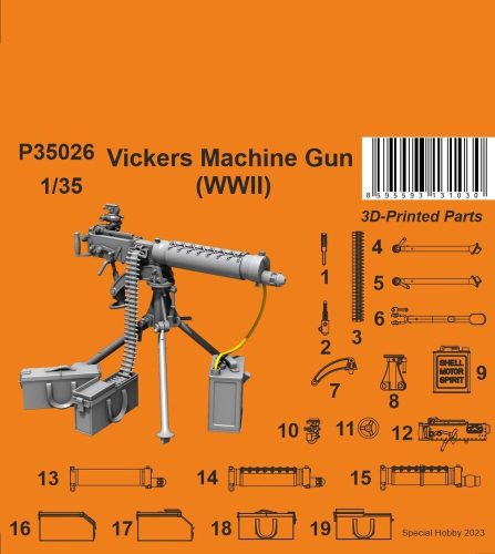 CMK - Vickers Machine Gun (WWII variant) 1/35