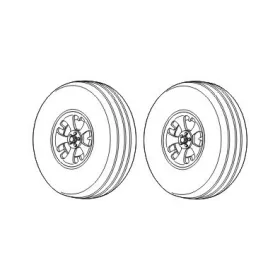 CMK - Spitfire Mk. I/II/V wheels 5 spoked discs