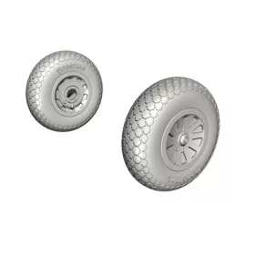 CMK - P-51D Mustang-Wheels (Cross Tread Patter