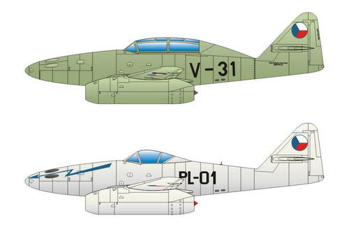 CMK - S-92/CS-92 Decals (Czechoslova ME 262A/B