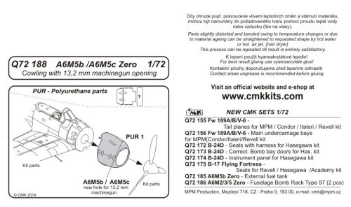 CMK - A6M5b/c Zero-Cowling with 13,2mm Machine