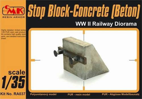 CMK - Stop Block-Concrete (Beton) WW II Railway Diorama